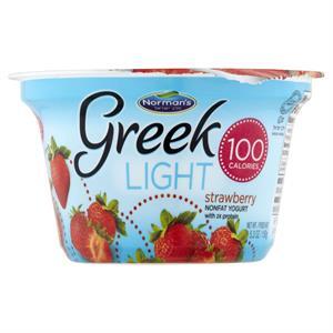 Norman's Greek Yogurt Light Strawb, 5.3 Oz