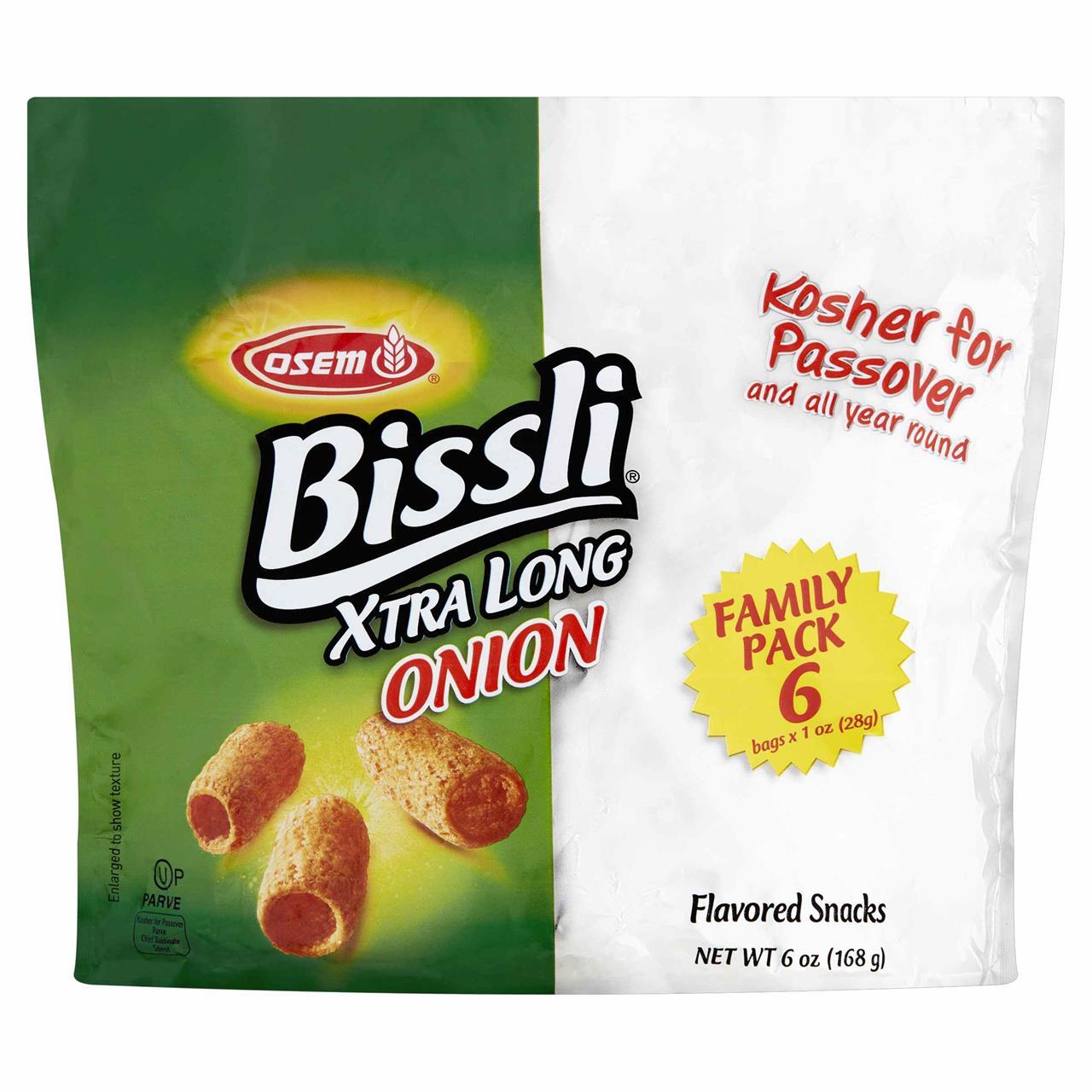 Osem Bissli Onion Family Pk Kfp, 6 Pk kitniot | RocklandKosher.com - Online  Kosher Groceries Delivery and Shipping from Monsey in Upstate New York, image size:1280x1280