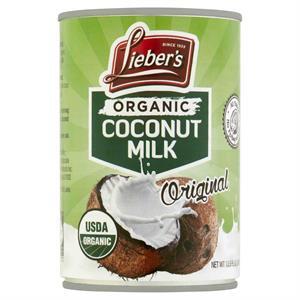 Lieber's Organic Coconut Milk Original, 13.5 Oz