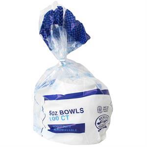 Rockland Plastic Bowels 5Oz, 100 Pc