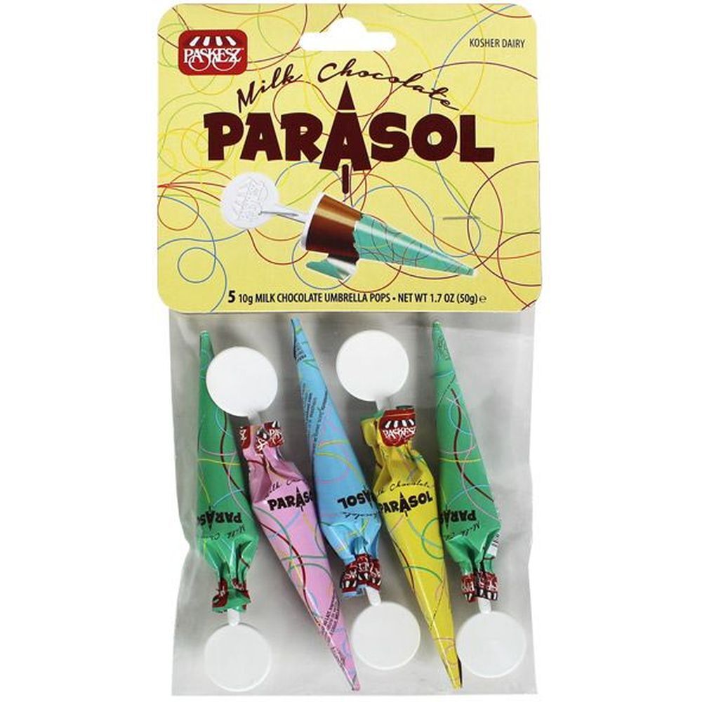 Paskesz Parasol Milk Chocolate, 5 Pc