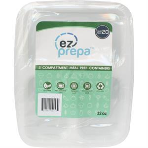 Plastic House Bento Lunch Boxes 32Oz., 20 Ct