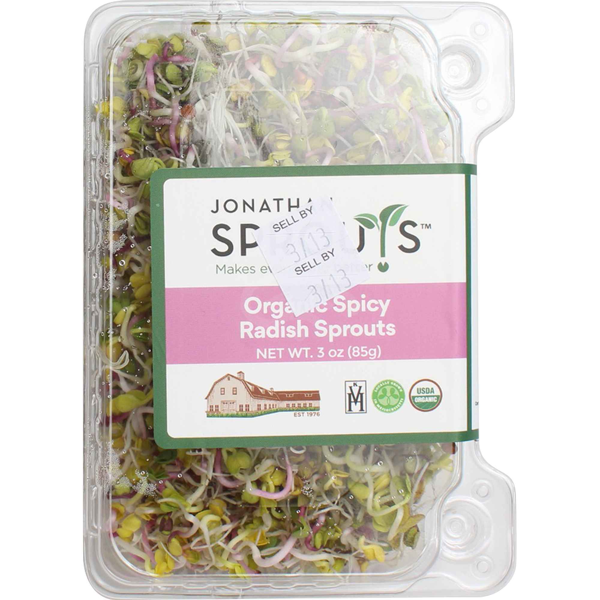 Org.Spice Radish Sprouts, 3 Oz