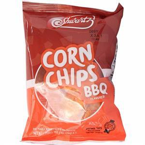 Schwartz Bbq Corn Chips, 1 Oz