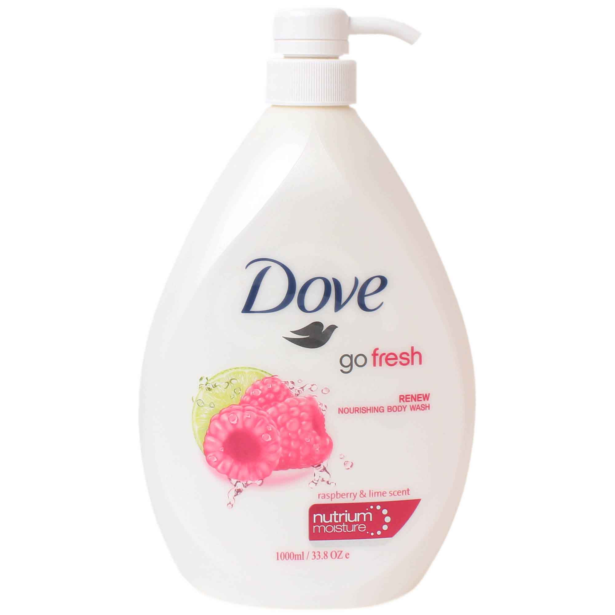 Dove Body Wash Raspberry & Lime Scent, 1 Lit