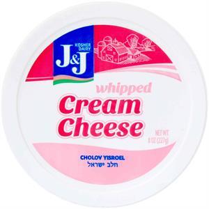 J&J Whipped Cream Cheese, 8 Oz