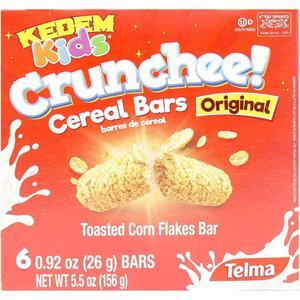 Kedem Kids Telma Crunchee Cereal Bars Original, 6 Ct, 5.5 Oz