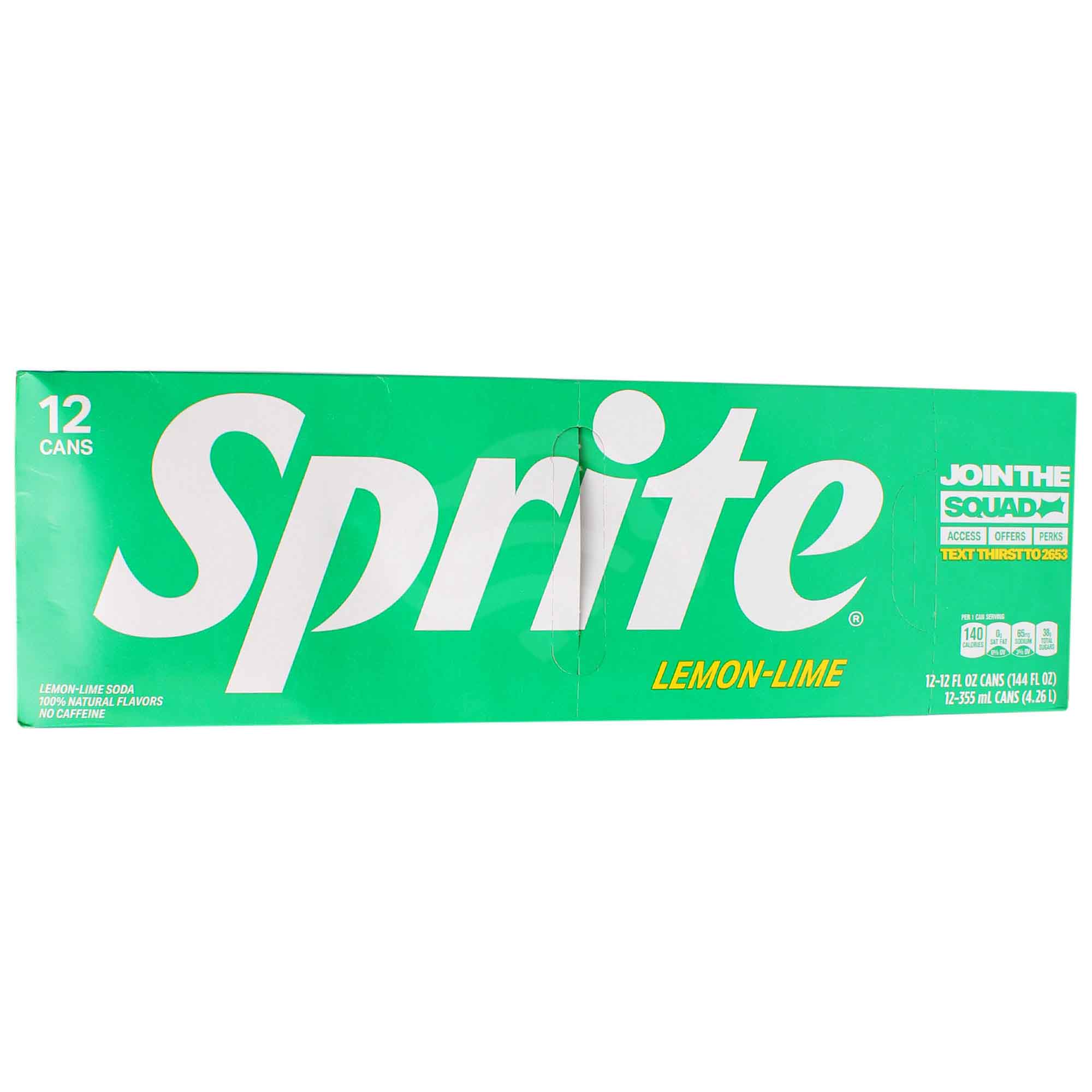 Sprite Soda Can Label